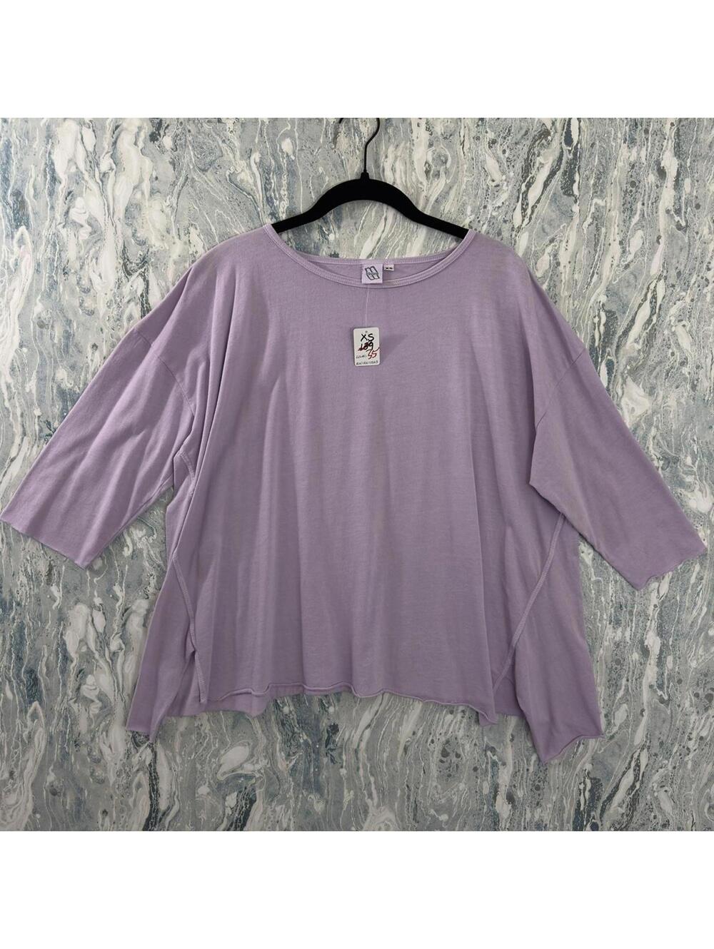 Casual Lavender Oversized Top (XS)